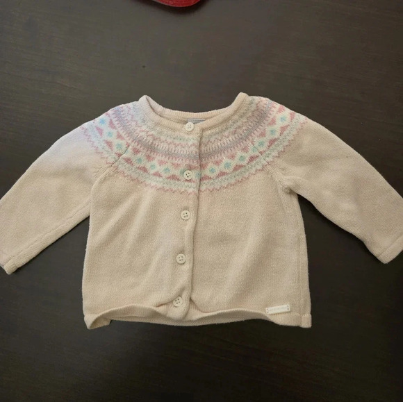 Janie and Jack‎ 3-6 Month Cotton Blend Sweater - Picture 1 of 4